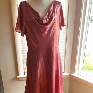 NWT Shiny Pink Gal Meets Glam Dress in US Size 12